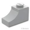 アーチ インバート ハーフ 1 x 2：[Light Bluish Gray / グレー]