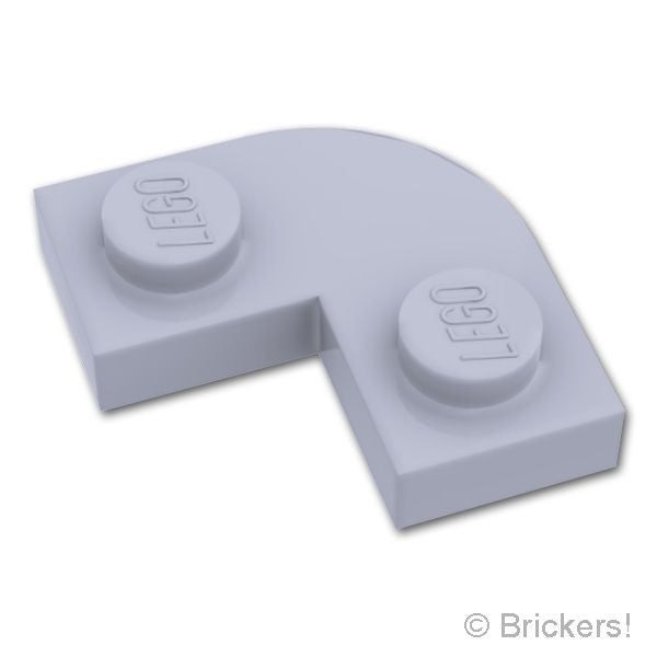 LEGO® パーツ 6569357 プレート ラウンド コーナー 2 x 2 - 1 x 1 カットアウト：[Light Bluish Gray / グレー] 79491-194 