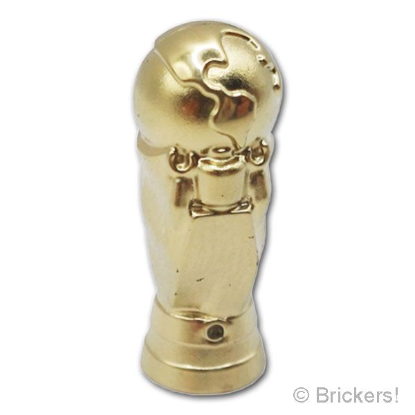 LEGO® パーツ 6598795 FIFAワールドカップ・トロフィー - ミニフィグ用：[ChromeGold / クロムゴールド] 7994-CG 