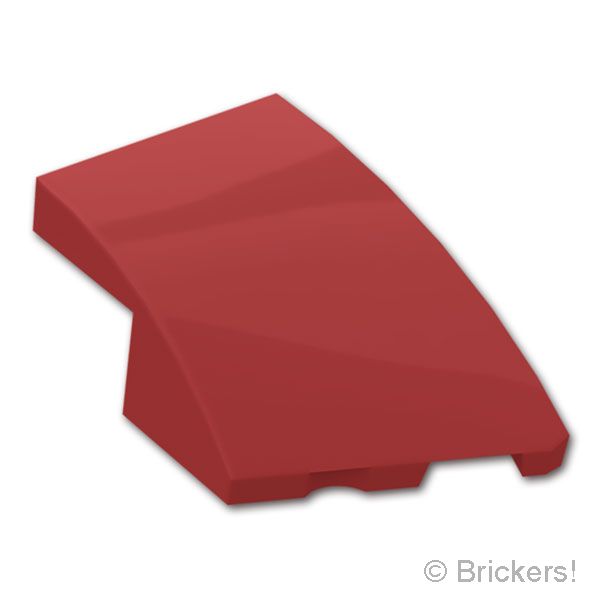 LEGO® パーツ 6426456/6591736 ウェッジ カーブ 3 x 2 - 右：[Dark Red / ダークレッド] 80178-154 