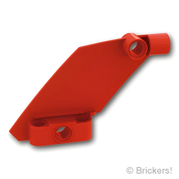 LEGOR パーツ 6362552 テクニック パネル カーブ #61 - 5 x 7 テーパー 左：[Red / レッド] 80267-021 の商品ページ｜レゴRパーツ バラ売りのブリッカーズ
