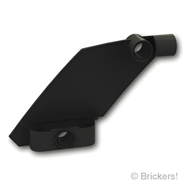 LEGOR パーツ 6380021 テクニック パネル カーブ #61 - 5 x 7 テーパー 左：[Black / ブラック] 80267-026 の商品ページ｜レゴRパーツ バラ売りのブリッカーズ
