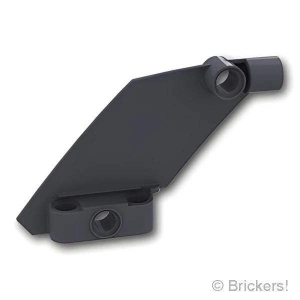 LEGOR パーツ 6450239 テクニック パネル カーブ #61 - 5 x 7 テーパー 左：[Dark Bluish Gray / ダークグレー] 80267-199 の商品ページ｜レゴRパーツ バラ売りのブリッカーズ