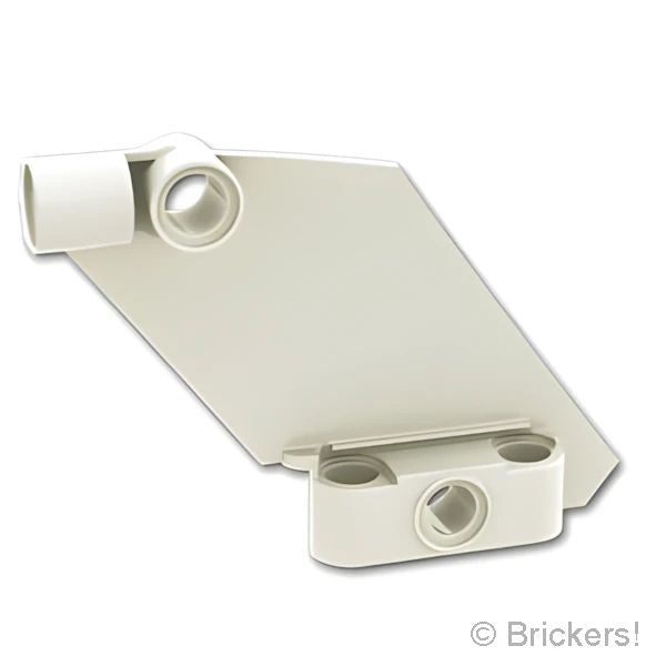 LEGOR パーツ 6394079 テクニック パネル カーブ #60 - 5 x 7 テーパー 右：[White / ホワイト] 80268-001 の商品ページ｜レゴRパーツ バラ売りのブリッカーズ