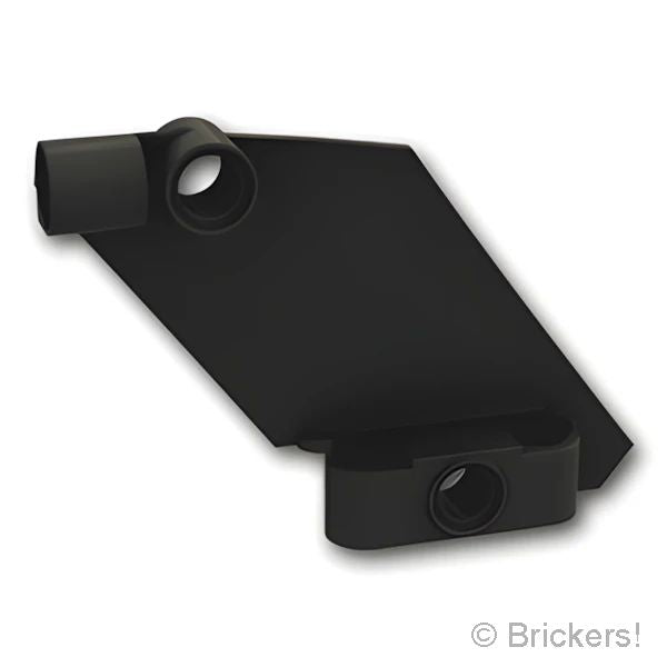 LEGOR パーツ 6380030 テクニック パネル カーブ #60 - 5 x 7 テーパー 右：[Black / ブラック] 80268-026 の商品ページ｜レゴRパーツ バラ売りのブリッカーズ