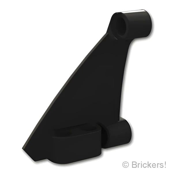 LEGOR パーツ 6400130 テクニック パネル カーブ #63 - 5 x 4 テーパー 左：[Black / ブラック] 80278-026 の商品ページ｜レゴRパーツ バラ売りのブリッカーズ