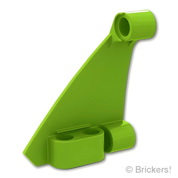 LEGOR パーツ 6454581 テクニック パネル カーブ #63 - 5 x 4 テーパー 左：[Lime / ライム] 80278-119 の商品ページ｜レゴRパーツ バラ売りのブリッカーズ