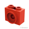 テクニック ブロック ローテーションジョイント 1 x 2 x 1 1/3 - ソケット：[Red / レッド]