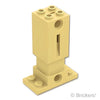 ブロック 2 x 2 x 5 / 2 x 4 ベース - スプリングユニット：[Tan / タン]