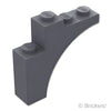 アーチ ハーフ 1 x 4 x 3：[Dark Bluish Gray / ダークグレー]