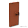 ドア 1 x 3 x 6 - スタッドハンドル：[Reddish Brown / ブラウン]