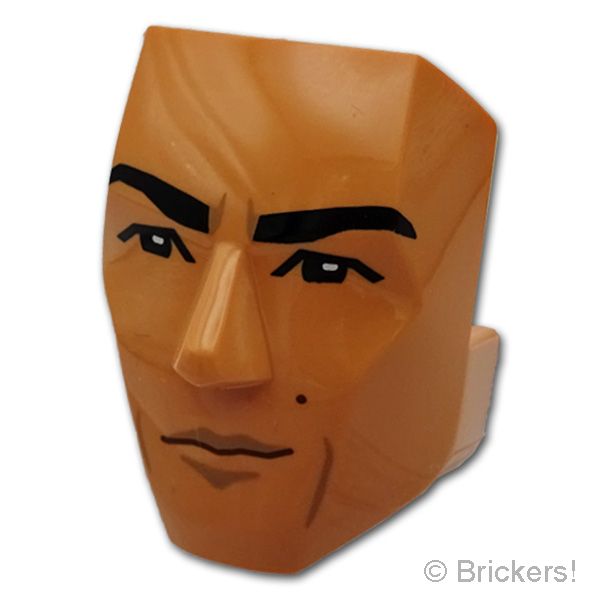 LEGO® パーツ 6606724 ラージ フィギュア フェイス - クリスティアーノ・ロナウド：[Nougat / ヌガー] 8228pb01-018 