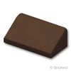 スロープ 30° 1 x 2 x 2/3：[Dark Brown / ダークブラウン]