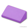 スロープ 30° 1 x 2 x 2/3：[Md,Lavender / ミディアムラベンダー]