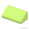 スロープ 30° 1 x 2 x 2/3：[Yellowish Green / イエローイッシュグリーン]