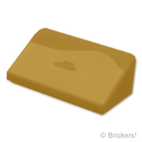 LEGO® パーツ 6591202 スロープ 30° 1 x 2 x 2/3：[MetallicGold / メタリックゴールド] 85984-MG 