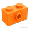 ブロック 1 x 2 - 1面スタッド：[Orange / オレンジ]