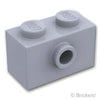 ブロック 1 x 2 - 1面スタッド：[Light Bluish Gray / グレー]
