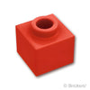 ブロック 1 x 1 x 2/3 - オープンスタッド：[Red / レッド]