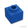 ブロック 1 x 1 x 2/3 - オープンスタッド：[Blue / ブルー]