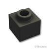 ブロック 1 x 1 x 2/3 - オープンスタッド：[Black / ブラック]