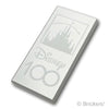 タイル 2 x 4 - Disney 100とディズニーキャッスル：[Light Bluish Gray / グレー]