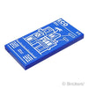 タイル 2 x 4 - エコアパート建築設計図：[Blue / ブルー]