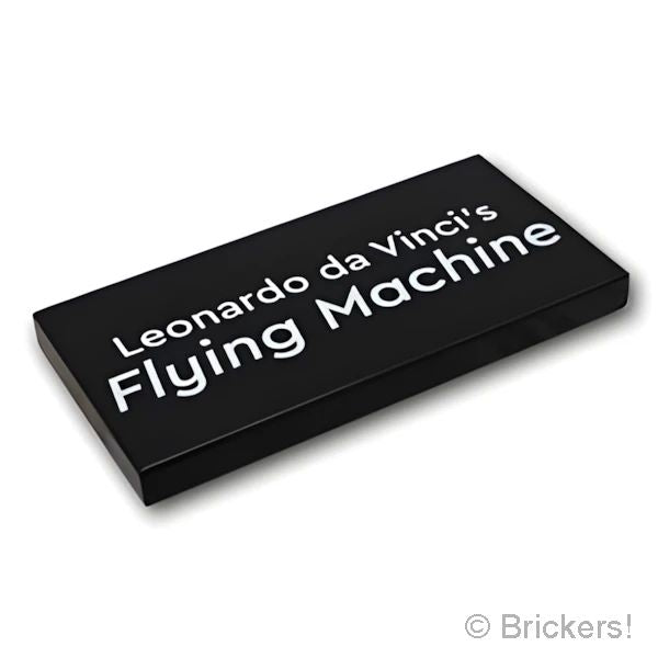 LEGOR レゴ パーツ 6562781 タイル 2 x 4 - Flying Machine：[Black / ブラック] 87079pb1488-026 