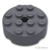ブロック ラウンド 4 x 4：[Dark Bluish Gray / ダークグレー]