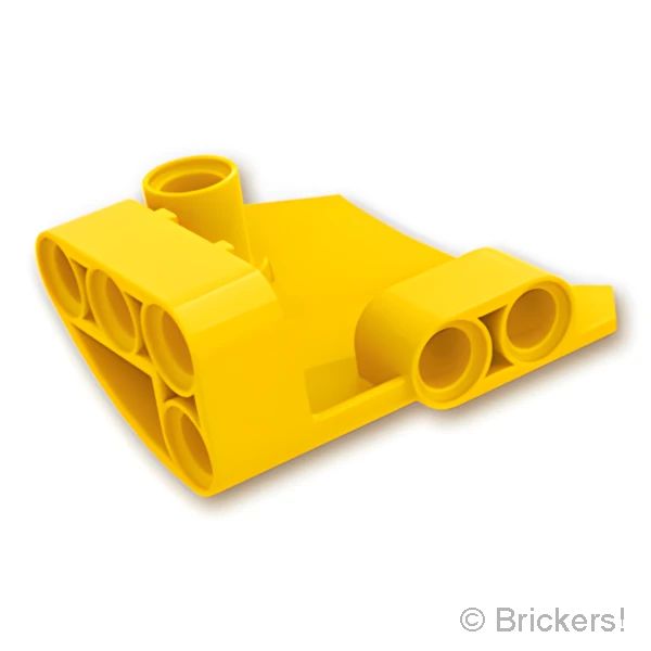 LEGOR パーツ 4558876/6252566 テクニック パネル フェアリング #02 - シュートスモール B：[Yellow / イエロー] 87086-024 の商品ページ｜レゴRパーツ バラ売りのブリッカーズ