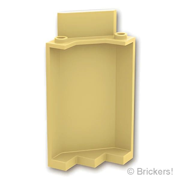 LEGOR パーツ 4594782/6056277 ウォール パネル 3 x 3 x 6 - 城壁：[Tan / タン] 87421-005 の商品ページ｜レゴRパーツ バラ売りのブリッカーズ