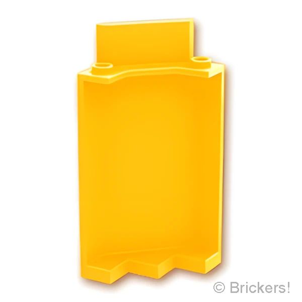 LEGOR パーツ 6330366 ウォールパネル 3 x 3 x 6 - 城壁：[Bt,Lt Orange / ブライトライトオレンジ] 87421-191 の商品ページ｜レゴRパーツ バラ売りのブリッカーズ
