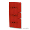 ドア 1 x 5 x 8 1/2 - 倉庫：[Red / レッド]