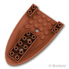航空機 胴体後部 6 x 10 - ボトム：[Reddish Brown / ブラウン]