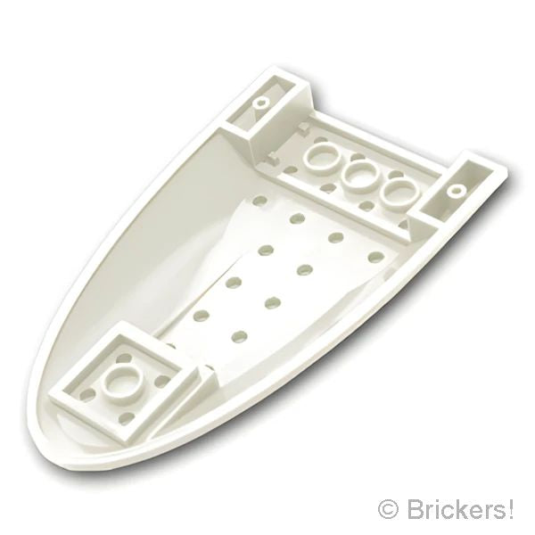LEGOR パーツ 4560934/6524509 航空機 胴体後部 6 x 10 - トップ：[White / ホワイト] 87615-001 の商品ページ｜レゴRパーツ バラ売りのブリッカーズ