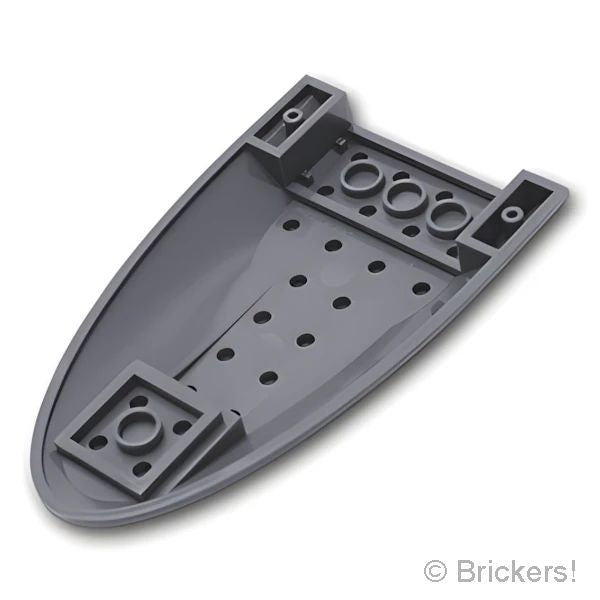LEGOR パーツ 6005670/6200568 航空機 胴体後部 6 x 10 - トップ：[Dark Bluish Gray / ダークグレー] 87615-199 の商品ページ｜レゴRパーツ バラ売りのブリッカーズ