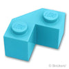 ブロック ファセット 2 x 2：[Md,Azure / ミディアムアズール]