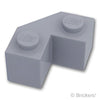 ブロック ファセット 2 x 2：[Light Bluish Gray / グレー]