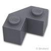 ブロック ファセット 2 x 2：[Dark Bluish Gray / ダークグレー]
