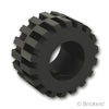 タイヤ 21mm x 12mm - オフセット トレッド スモール ワイド：[Black / ブラック]