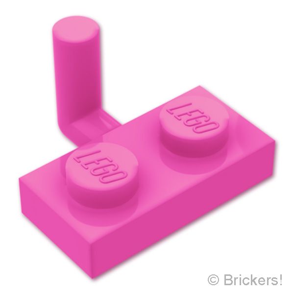 LEGO® パーツ - プレート 1 x 2 - 垂直バー：[Dark Pink / ダークピンク] 88072-221 