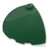 ブロック ラウンド コーナー 3 x 3 x 2 - ドームトップ：[Dark Green / ダークグリーン]