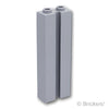 ブロック 1 x 2 x 5 - 縦溝：[Light Bluish Gray / グレー]