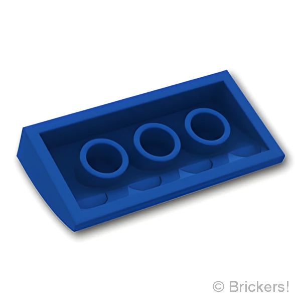 LEGOR パーツ 4651237 スロープ カーブ 2 x 4 x 2/3：[Blue / ブルー] 88930-023 の商品ページ｜レゴRパーツ バラ売りのブリッカーズ