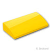 スロープ カーブ 2 x 4 x 2/3：[Yellow / イエロー]