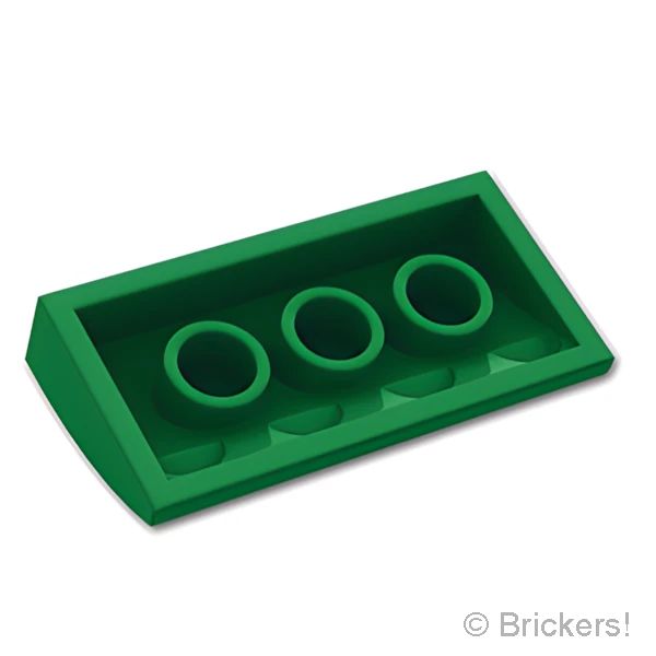 LEGOR パーツ 6016931/6148788/6401819 スロープ カーブ 2 x 4 x 2/3：[Green / グリーン] 88930-028 の商品ページ｜レゴRパーツ バラ売りのブリッカーズ