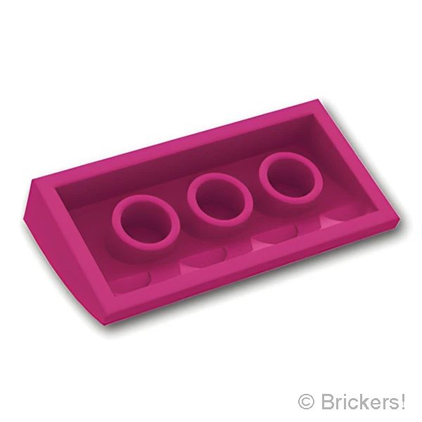 LEGOR パーツ 6070762 スロープ カーブ 2 x 4 x 2/3：[Magenta / マゼンタ] 88930-124 の商品ページ｜レゴRパーツ バラ売りのブリッカーズ