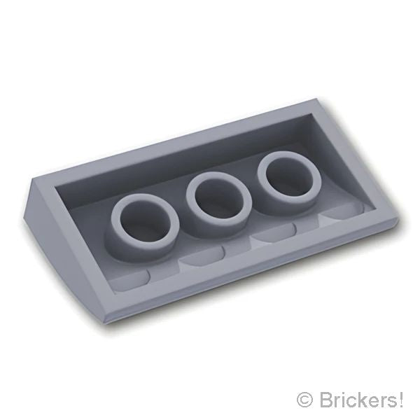 LEGOR パーツ 4544040/4597901 スロープ カーブ 2 x 4 x 2/3：[Light Bluish Gray / グレー] 88930-194 の商品ページ｜レゴRパーツ バラ売りのブリッカーズ