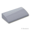 スロープ カーブ 2 x 4 x 2/3：[Light Bluish Gray / グレー]