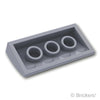 スロープ カーブ 2 x 4 x 2/3：[Light Bluish Gray / グレー]